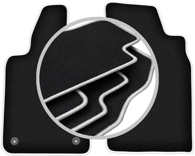 CARLUX-SILVER automatten voor: Fiat Barchetta coupé, cabrio (1995-2005)