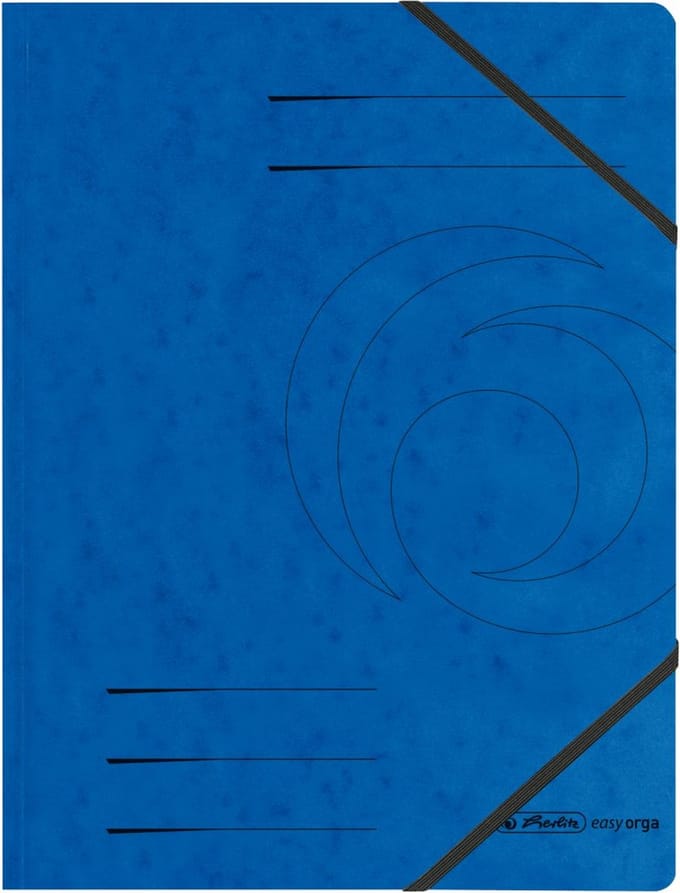 11387180 - A4 - Cardboard - Blue - Elastic band - 1 pc(s)