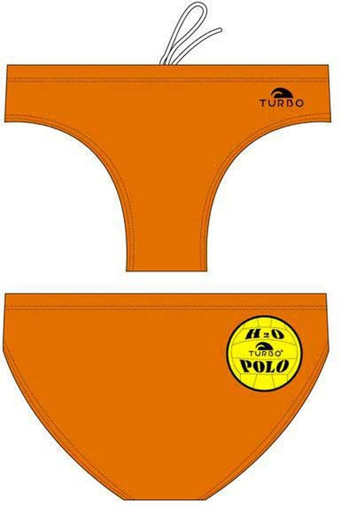 Turbo Basic Zwemslip Oranje L Man