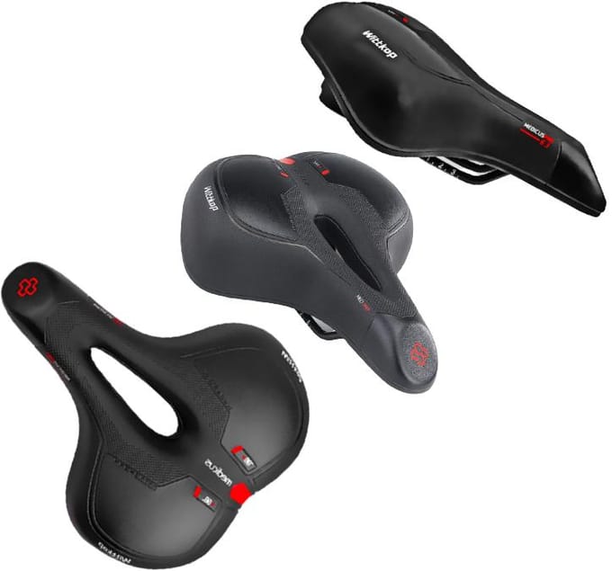 Wittkop Medicus Pro 6.3 Fietszadel - Breed Unisex Zadel - Zwart