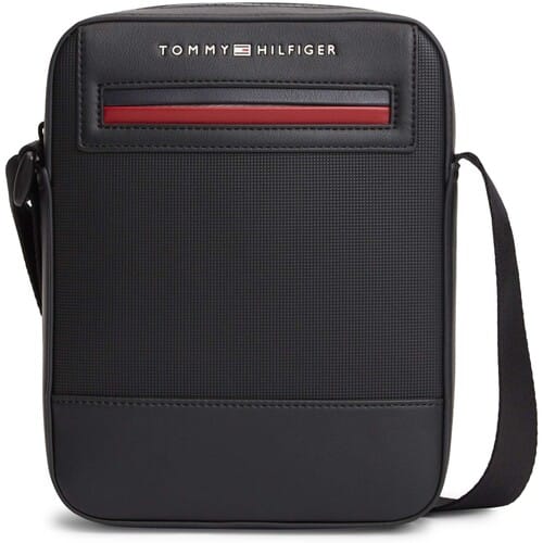 Tommy Hilfiger Foundaiton Mini Crossover Black Maat: OS | Messengertassen Outlet | Heren | Zwart