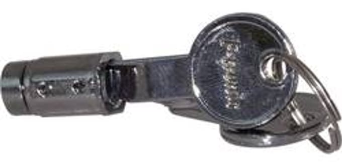 F-Tronic 7220086 Deurslot voor verdeelkast Deurslot Aluminium Zilver 1 stuk(s)