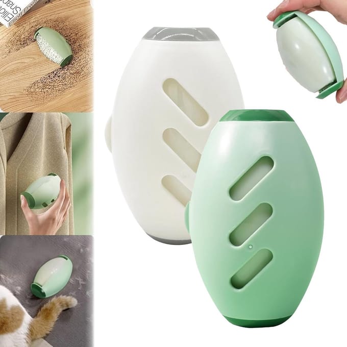 Cosensi - Reusable Ribbon Roller - Mini Lint Roller - Herbruikbaar en Wasbaar - Compact Formaat - Reusable Lint Roller - Perfect voor Reizen - 2 Stuks