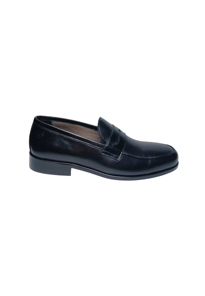 pb10222C9evit000 Pollini Mannen Leder Zwart