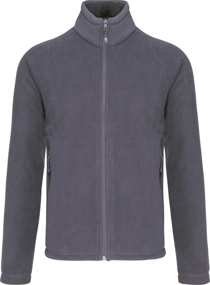 Zware Fleece met rits 'Marco' Kariban Convoy Grijs - S