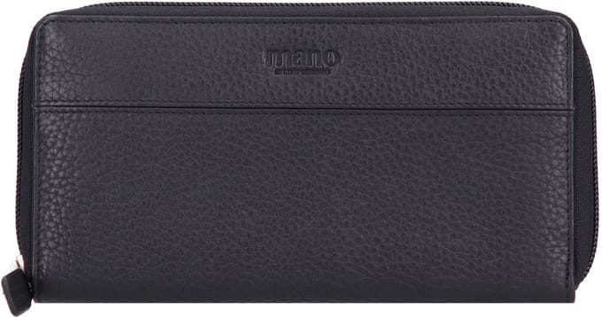 mano Don Tommas Leren Portemonnee 18 cm - Dames - Horizontaal - schwarz