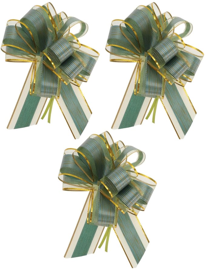 NTH products - Geschenkstrikken voor Cadeaus, 3 Stuks, Groen