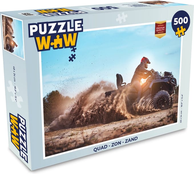Puzzel Quad - Zon - Zand - Legpuzzel - Puzzel 500 stukjes