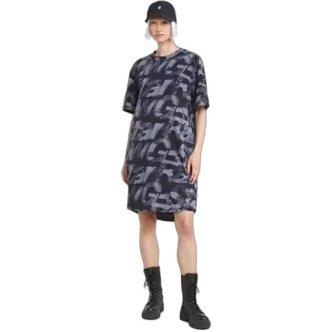 Ruime t-shirt jurk voor vrouwen G-Star Sprayed Letters