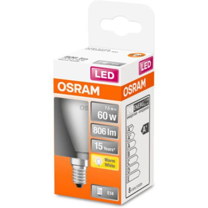 Osram LED spot Candle 7W/827 (60W) Frosted E14