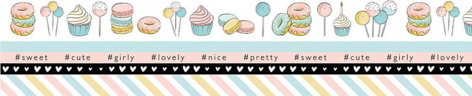 Studio Light Washi Tape - Karin Joan - Missees collection nr.03