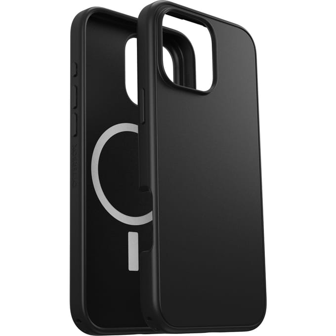 OtterBox Symmetry Clear Backcover MagSafe voor de Apple iPhone 16 Pro Max - Zwart