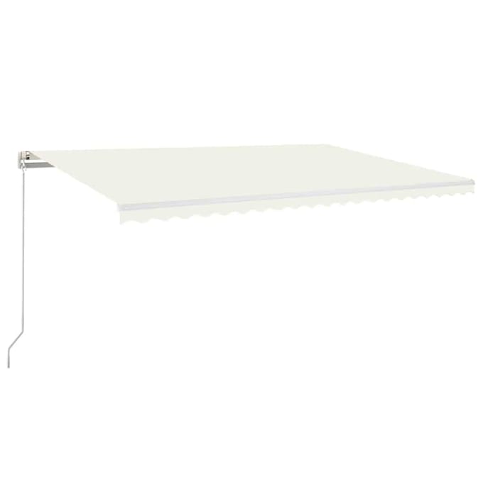 vidaXL - Uitschuifbare - luifel - Crèmekleurig - 500 - × - 300 - cm