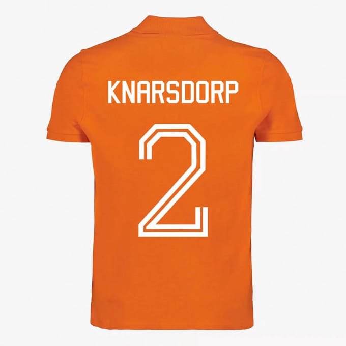 Oranje WK-EK Polo Shirt – Knarsdorp M