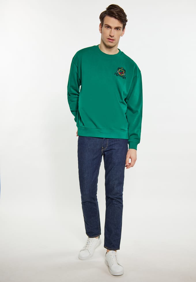 Mo Sweatshirt Heren donkergroen