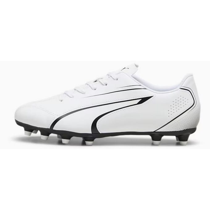 Puma Kinder/Kinder Vitoria Voetbalschoenen (Wit/zwart)