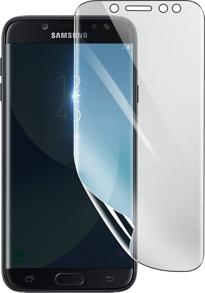 3mk, Geschikt voor Samsung Galaxy J7 2017, Schokbestendige Hydrogel Screenprotector, Transparant