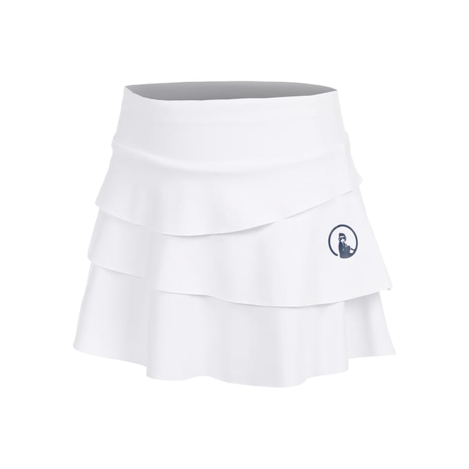 Quiet Please Flounce Rok Meisjes-wit