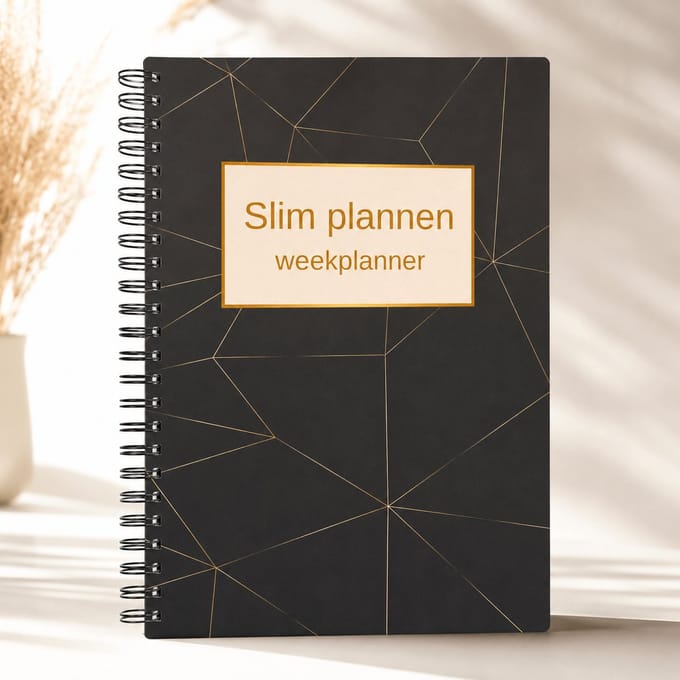 Cijfers & Structuur - Slim plannen weekplanner - planner - datumloos - ringband