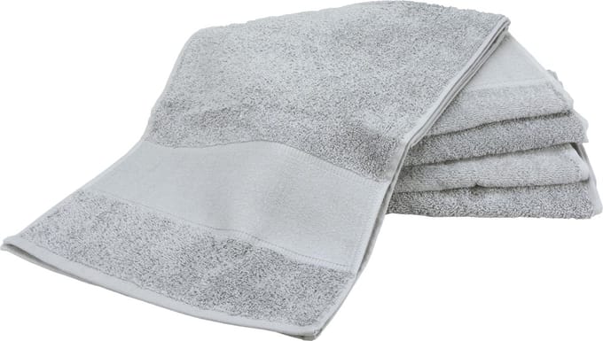 ARTG Towelzz® SPORTHANDDOEK Extra Lang - 30 x 140 cm - Set van 5 stuks - LIGHT GREY