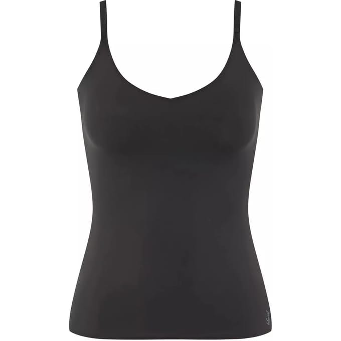 sloggi ZERO Feel 2.0 Spaghetti Top Dames Onderhemd - Zwart - Maat S