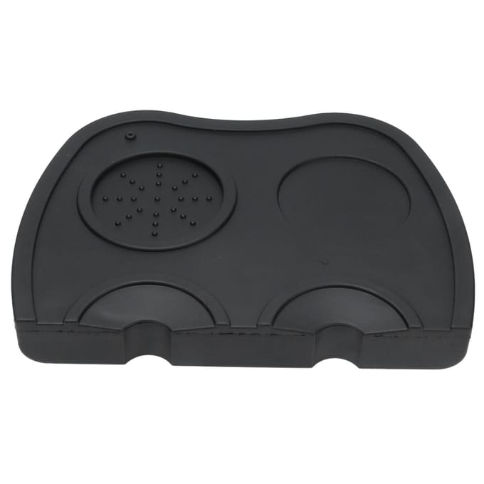 Tapis de bourrage de café en silicone antidérapant et souple, résistant à la chaleur, pour coins black