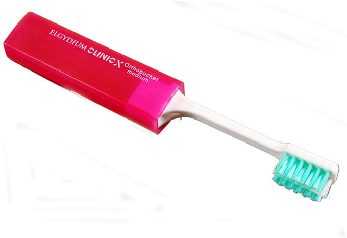 Elgydium Ortho Reisborstel - Speciale Ortodontische Tandenborstel