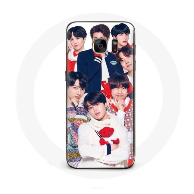Coque pour Samsung Galaxy S6 BTS Affiche Memebers Cadeau de Noël 2023