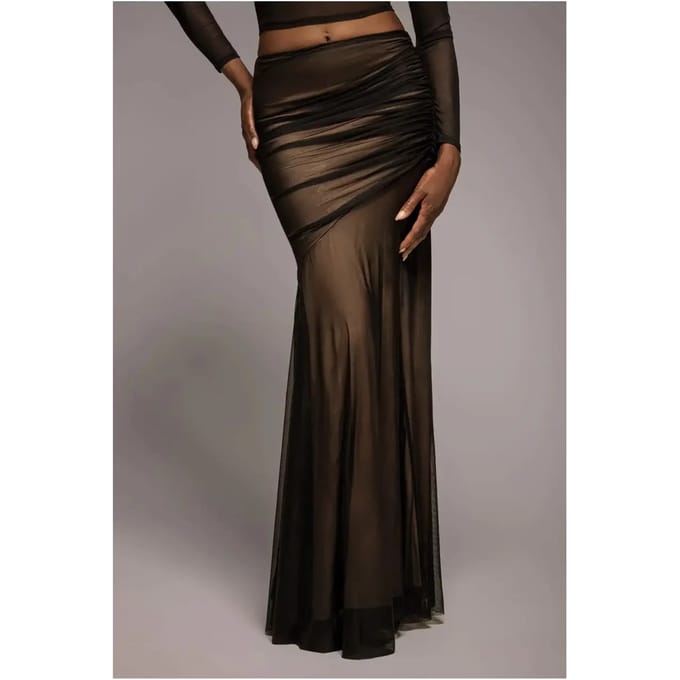 Lange rok voor dames Goddiva Mermaid Maxi Skirt