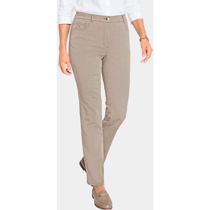 Goldner Stretchbroek Katoenen broek met gedeeltelijk elastische tailleband