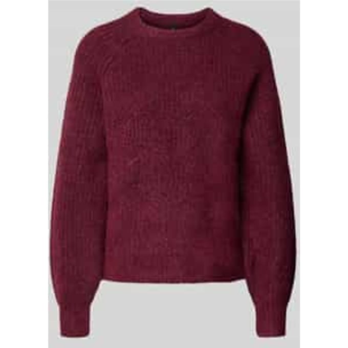 Relaxed fit gebreide pullover met wol, model 'GILA'