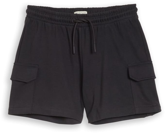 Tom Tailor - Cargo-sweatshorts - Maat 158 - coal grey
