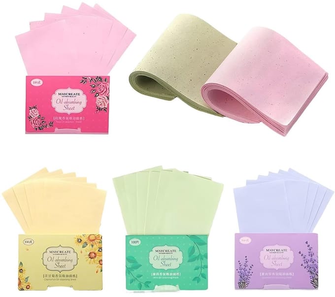 Dailygoods- Absorberend Papier 400 Vellen - Gezichtsolie Blotting