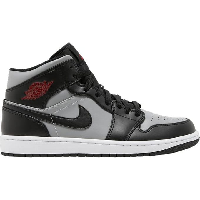 Jordan 1 Mid Shadow Red 45 gray