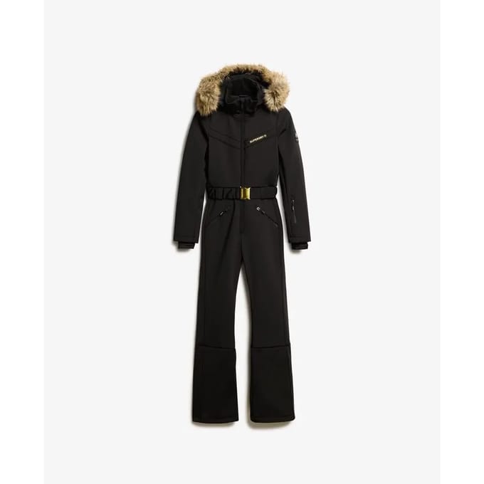 Superdry SKI SUIT Dames Skipak - Black - Maat L
