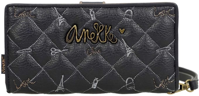 Anekke portemonnee Boutique RFID Wallet Multicolor donkerblauw
