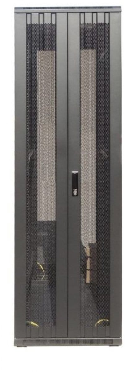 DSIT 47U serverkast met dubbele geperforeerde voor- en achterdeur 600x800x2200mm (BxDxH) - serverbehuizing - serverrack - 19 inch