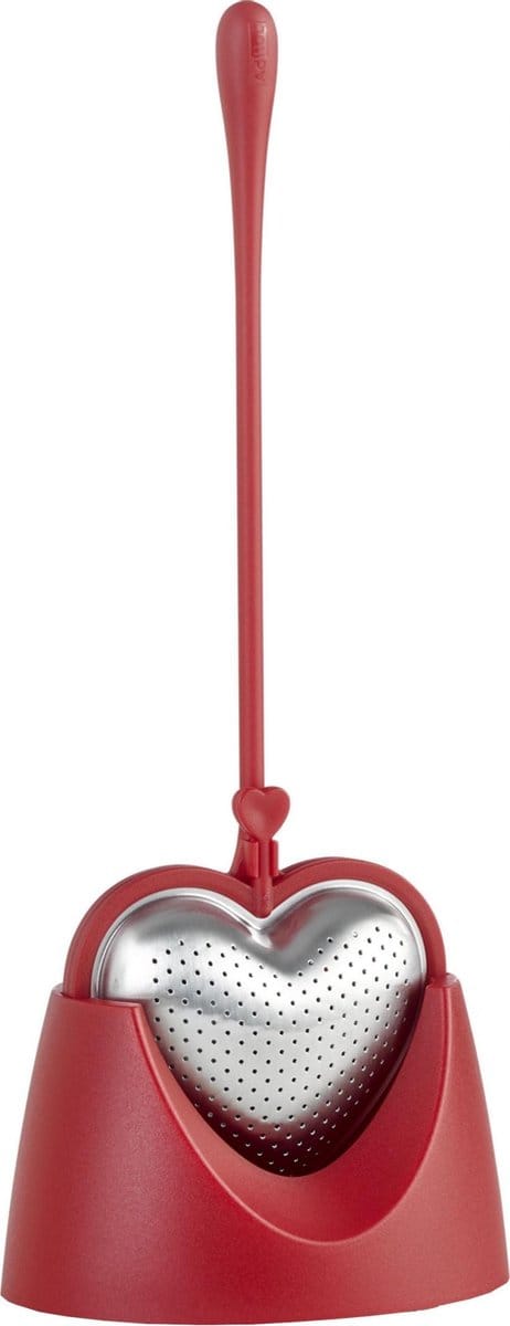AdHoc Big Heart Theefilter - 225x90mm - Red