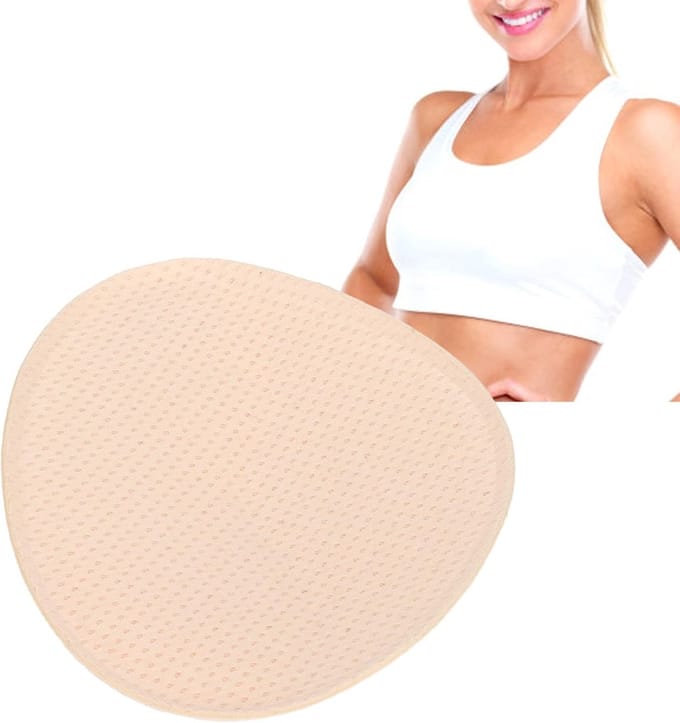 Artificial Symmetrical Chest - Triangular Mastectomy Prosthesis - Concave Bra Pads - Push Up Bra Inserts voor Mastectomie - XXL