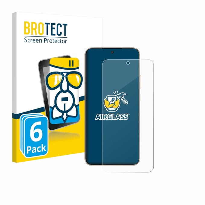Screenprotector 6 Stuks voor Honor X9d Beschermglas transparant