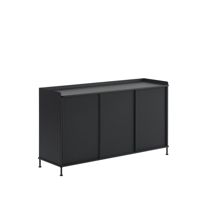 Muuto Enfold Sideboard - 148 x 45 cm - zwart/zwart