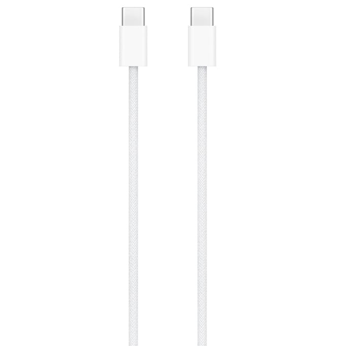 Apple - USB‑C Oplaadkabel - USB‑C naar USB‑C - 60W - 1m - Geweven - Wit