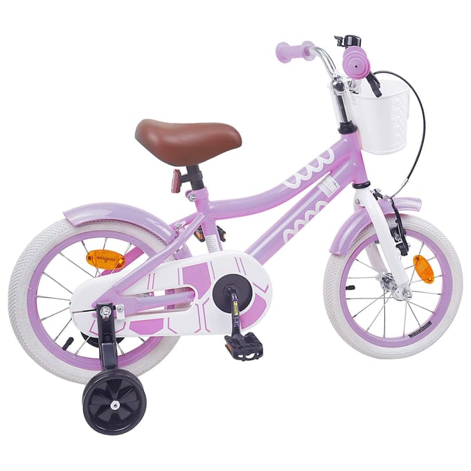 vidaXL - Kinderfiets - 12 - Inch - voor - 2-4 - jaar - oud - Paars