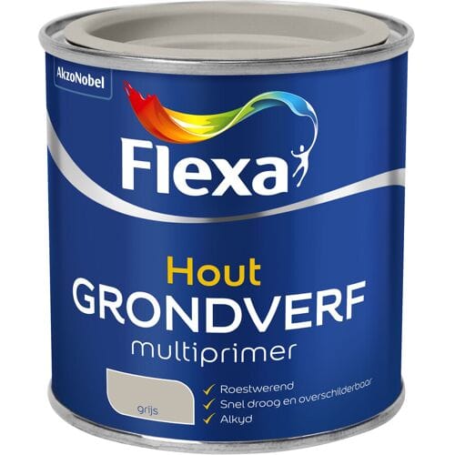 Flexa Multiprimer Grondverf - Universeel - Grijs - 250ml