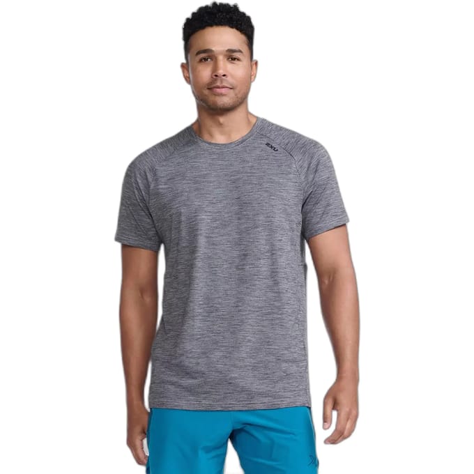 2xu Motion T-shirt Met Korte Mouwen Grijs M Man