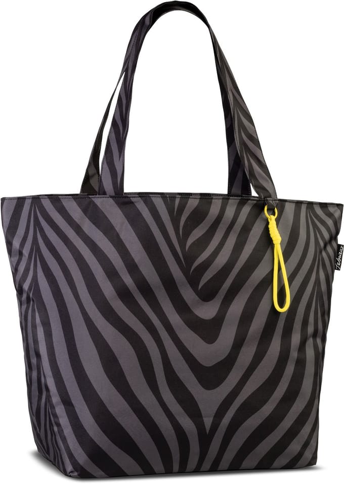 Fabrizio Strandtas Zebra Zwart-Grijs