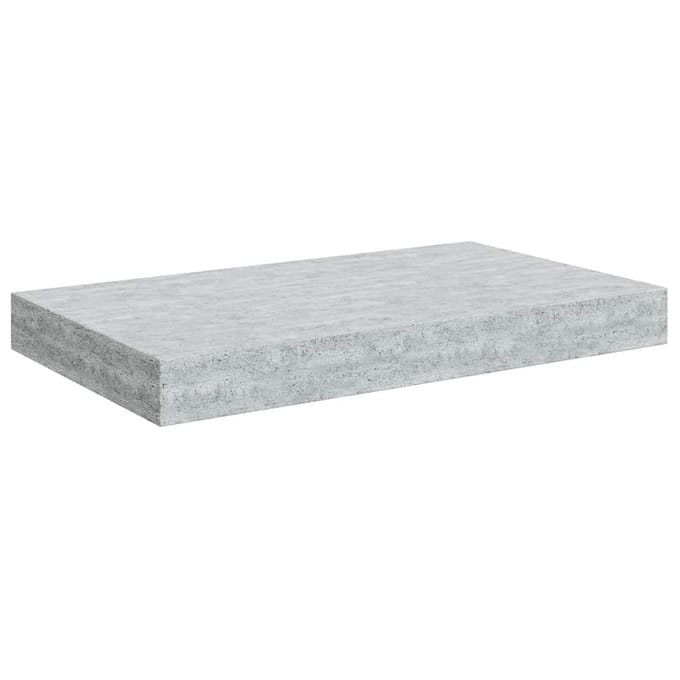 vidaXL - Wandschap - zwevend - 40x23,5x3,8 - cm - MDF - betongrijs