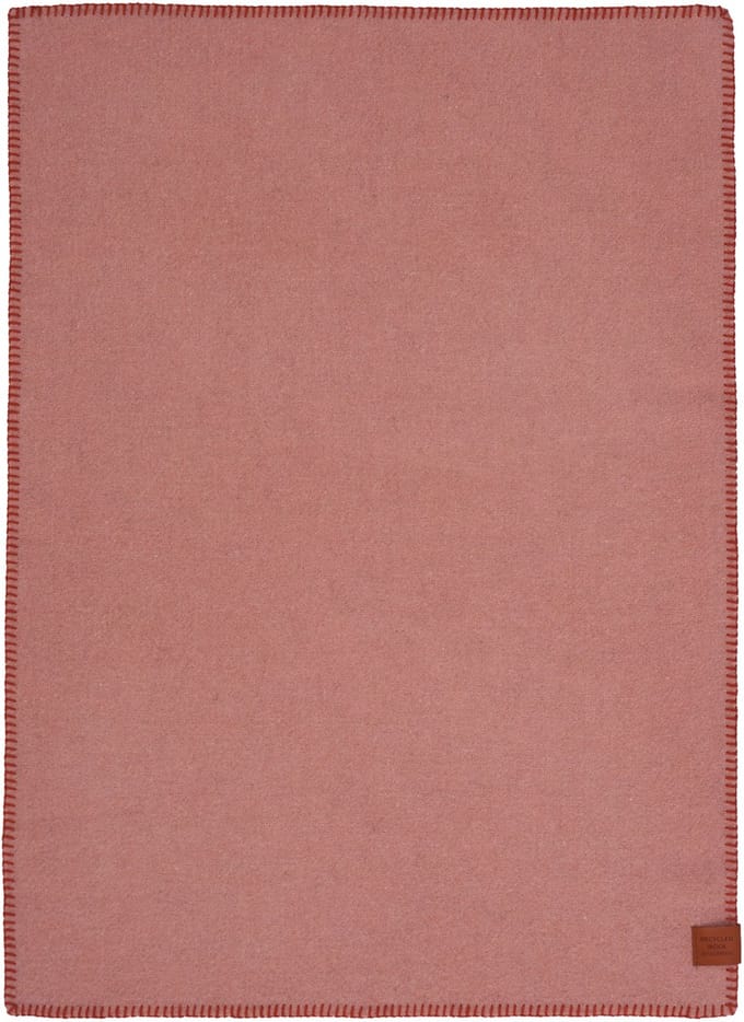 Klippan wiegdeken - Cozy baby- pink/rust, 50% recycled & 50% eco lambswool