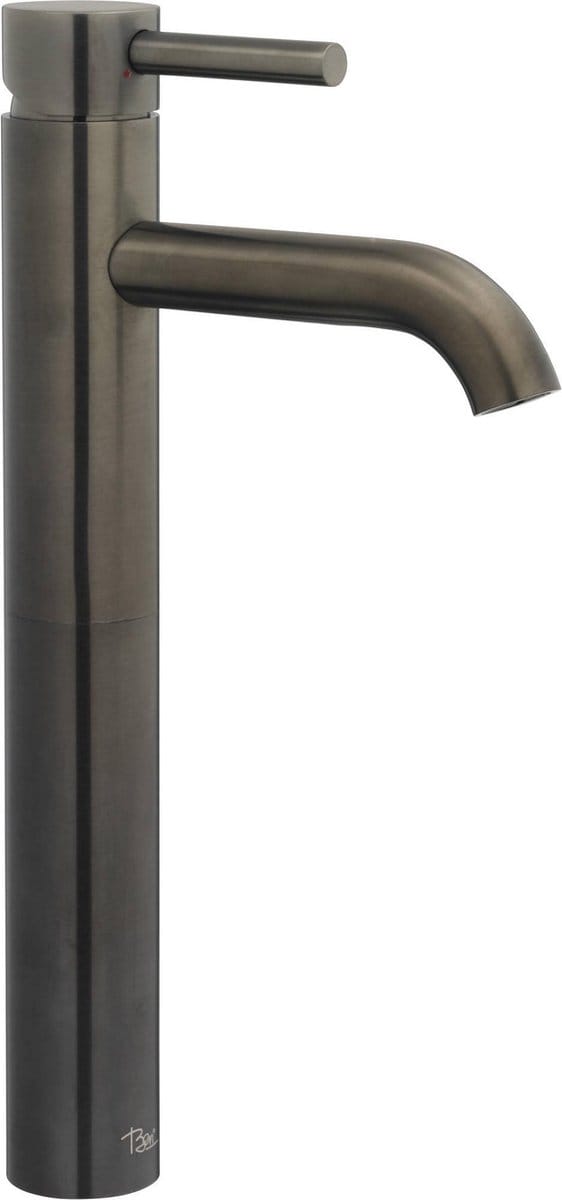 Ben Lavion Wastafelkraan - 22 cm Hoge uitloop - Geborsteld Zwart