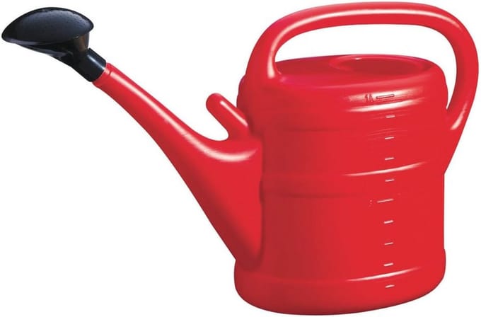 Kunststof Gieter 10 Liter Rood - Tuinaccessoire